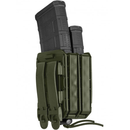 Porte chargeur HK416 / Famas double bungee 8BL Vert OD - Vega Holster