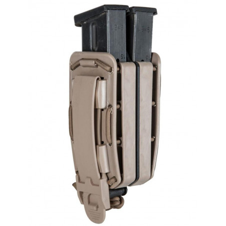 Porte chargeur double PA bungee 8BL TAN - Vega Holster