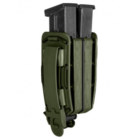 Porte chargeur double PA bungee 8BL Vert OD - Vega Holster