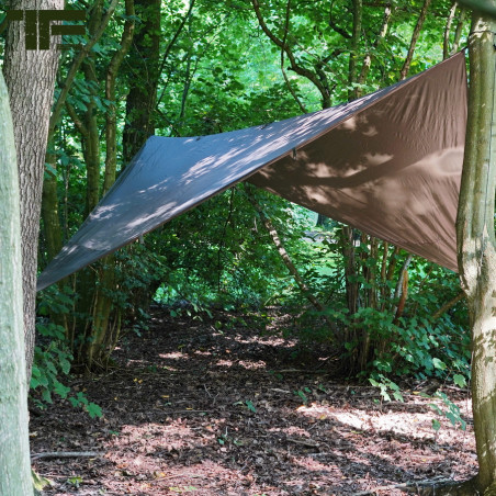 Bâche 3X3 Tarp Bushcraft TF-2215 - Vert OD