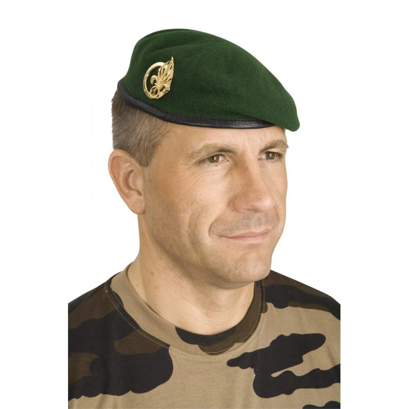 Bonnet en Laine Mérinos, vert armée, le commando - Vert Oui