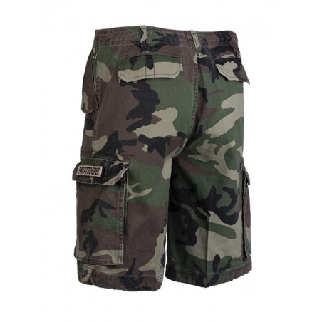 Bermuda Para Trooper Woodland - 100% coton