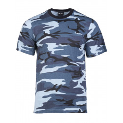 T-shirt camouflage Skyblue