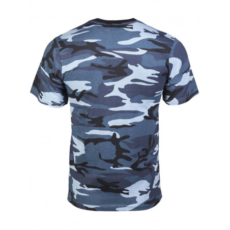 T-shirt camouflage Skyblue