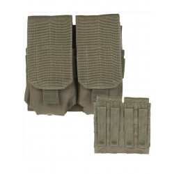 Porte chargeur double Hk416 / Famas Vert OD - Miltec