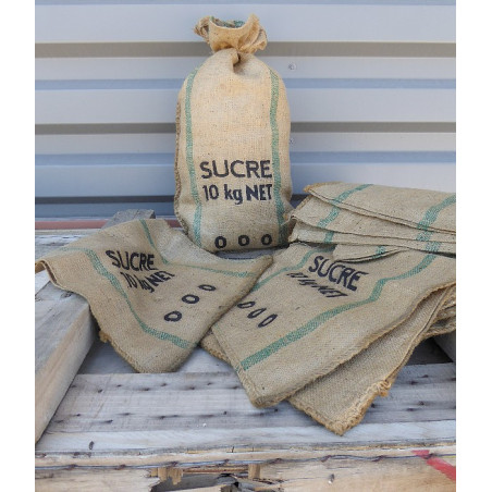 Sac a Sucre en toile de jute