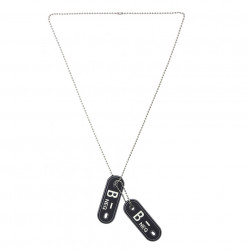 Dog tag PVC Bloedgroep B- negatief