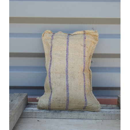 Sac sel en toile de jute