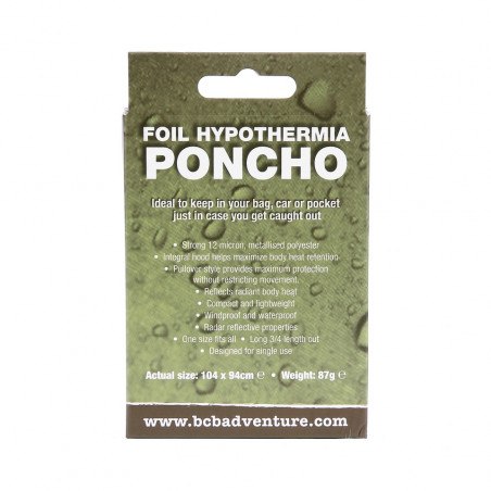 BCB Poncho d'urgence