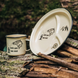 Tasse en émail Catch Your Own Food