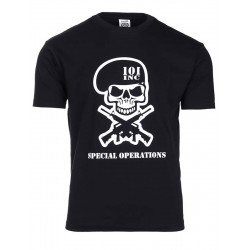 T-shirt Skull Special Operations - Noir