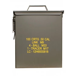 Boîte (4) - Acier, Bois, Boîtes de rangement - Caisses de munitions militaires