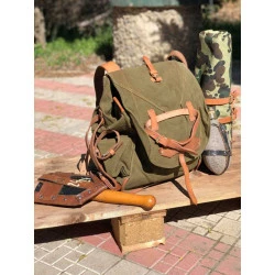 sac a dos toile vintage