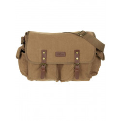 Sac transport vintage coton canvas - Marron