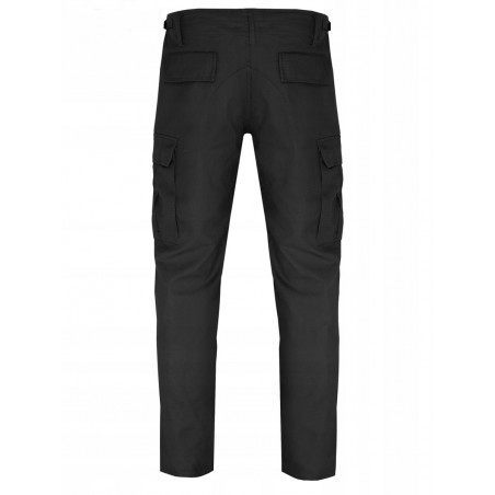Pantalon BDU Regular Slim Fit ripstop Noir - Teesar