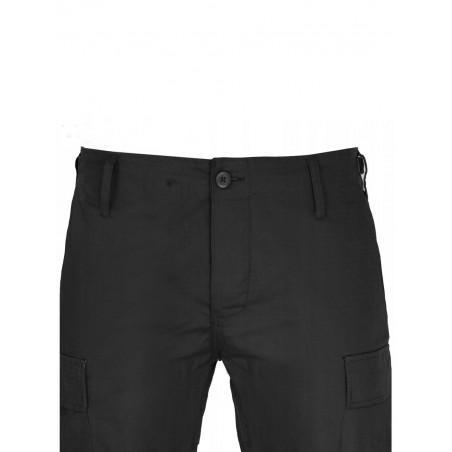 Pantalon BDU Regular Slim Fit ripstop Noir - Teesar