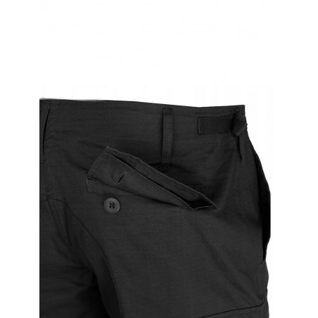 Pantalon BDU Regular Slim Fit ripstop Noir - Teesar