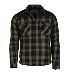 Veste bûcheron canadienne VERT/NOIR - MIL-TEC
