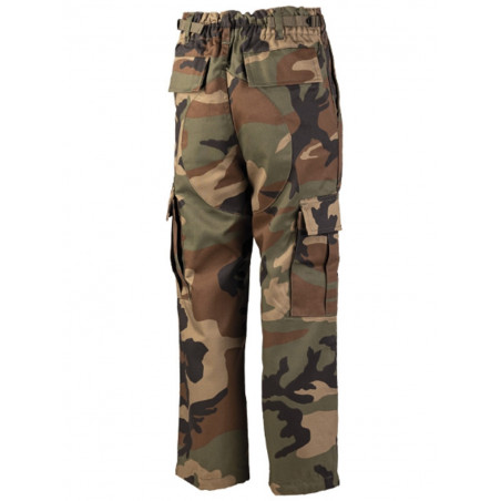 Pantalon Militaire Enfant BDU Camouflage Woodland