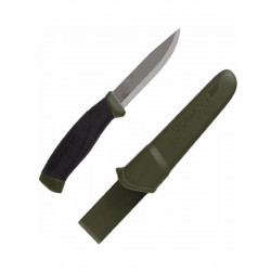 Couteau Mora companion MG inox - Kaki/Noir