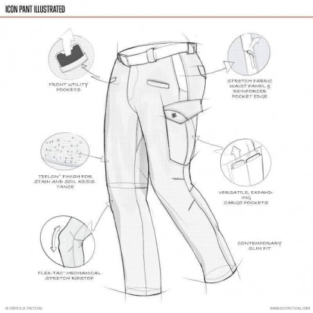 Pantalon 5.11 ICON Ranger Green