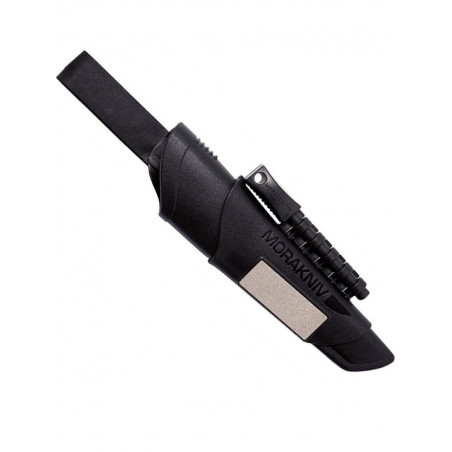 Couteau Mora Bushcraft Survival lame carbone - Noir