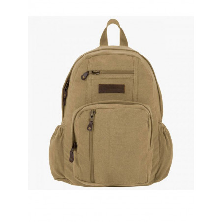 Sac à dos coton canvas SALEM 18L Highlander - Beige
