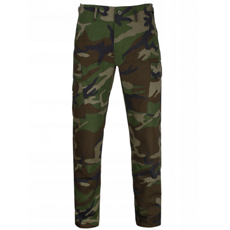Pantalon BDU regular ripstop cam Woodland - Teesar