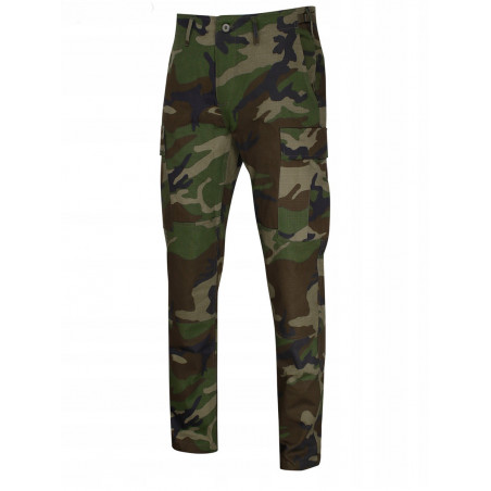 Pantalon BDU regular ripstop cam Woodland - Teesar