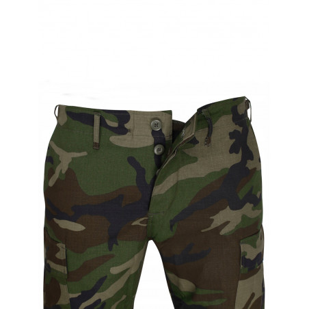 Pantalon BDU regular ripstop cam Woodland - Teesar