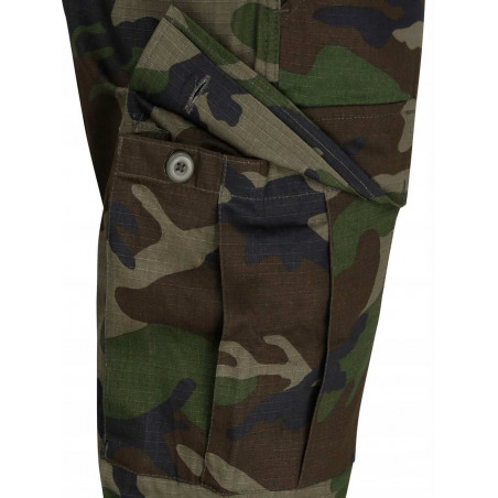 Pantalon BDU regular ripstop cam Woodland - Teesar