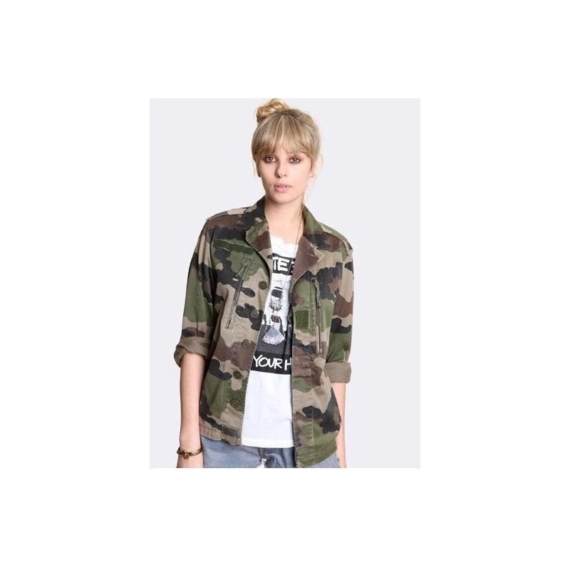Veste militaire pour femme best sale