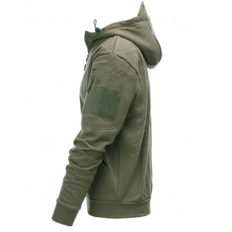 Tactical sweat shirt zip capuche ranger green - TF-2215
