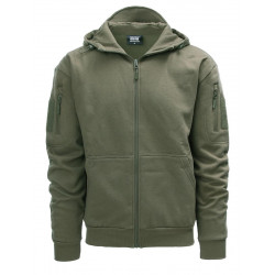 Tactical sweat shirt zip capuche ranger green - TF-2215