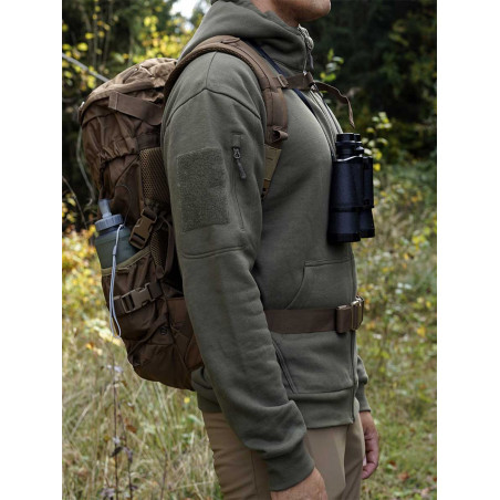 Tactical sweat shirt zip capuche ranger green - TF-2215