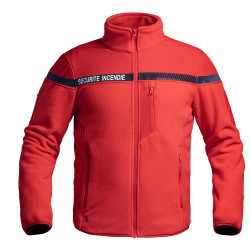 Veste polaire Sécu-one sécurité incendie rouge A10 Equipment