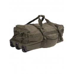 Sac transport voyage triple roulettes - vert OD