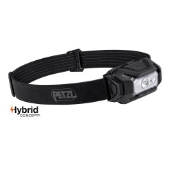 Lampe frontale Hybrid éclairage 4 couleurs Aria 1 noir - 350 Lumens Petzl