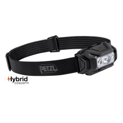 Lampe frontale Hybrid éclairage 4 couleurs Aria 2 noir - 450 Lumens Petzl
