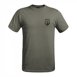 T-shirt Strong Troupes de Marine vert od A10 Equipment