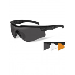 Lunettes balistiques Rogue Comm Noir 3 écrans fumé/incolore/orange - Wiley X