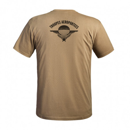 T-shirt Strong Troupes aéroportées tan A10 Equipment