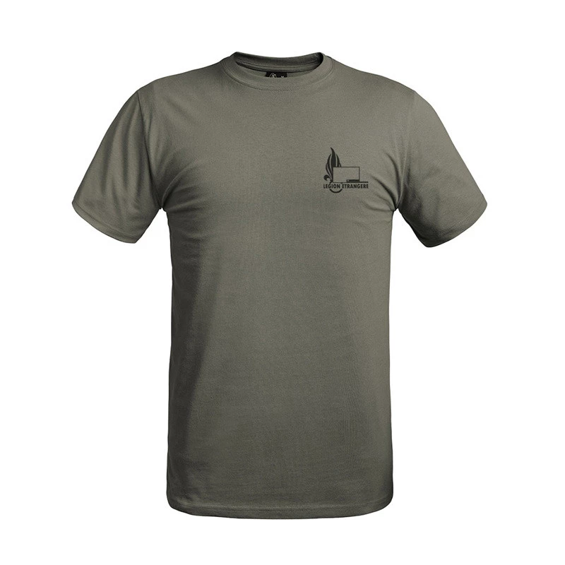 A10 Equipment T-Shirt Strong - Maglietta Unisex In Cotone 210g/m² - Colore Verde Oliva - Manica Corta - Taglie Dalla XS Alla 4XL - 3