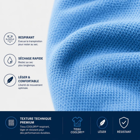 Polo Gendarmerie bleu cooldry - Opex