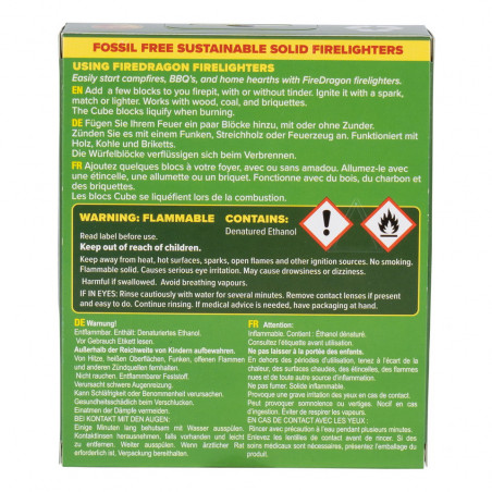 BCB Combustible solide Fire dragon CN368 (6 blocs)