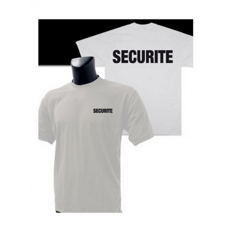 T Shirt Sécurité blanc