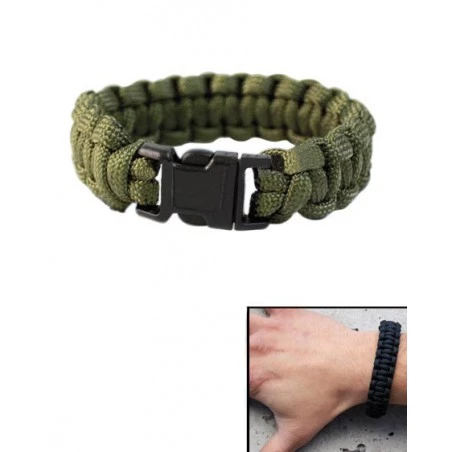Bracelet Paracorde Ghostcordz Marron, Léger, 8.5 Pouces, Pour Camping Et Survie