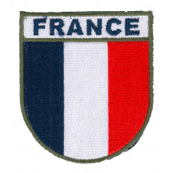 Ecusson de bras France haute visibilité brodé sur tissu