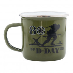 Tasse en émail D-Day 80 ans