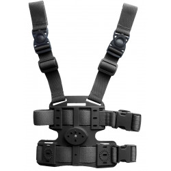 Plaque de cuisse 2 sangles 8K18 noir Vega